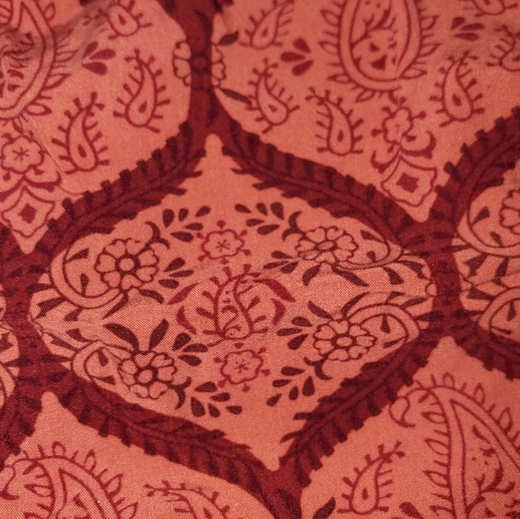 Burnt Orange Strapless Romper with Pockets Small - Picture 2 of 5